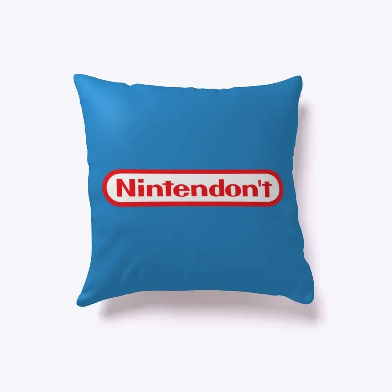 Nintendon't Pillow 